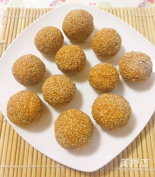 呆萌红薯球的做法