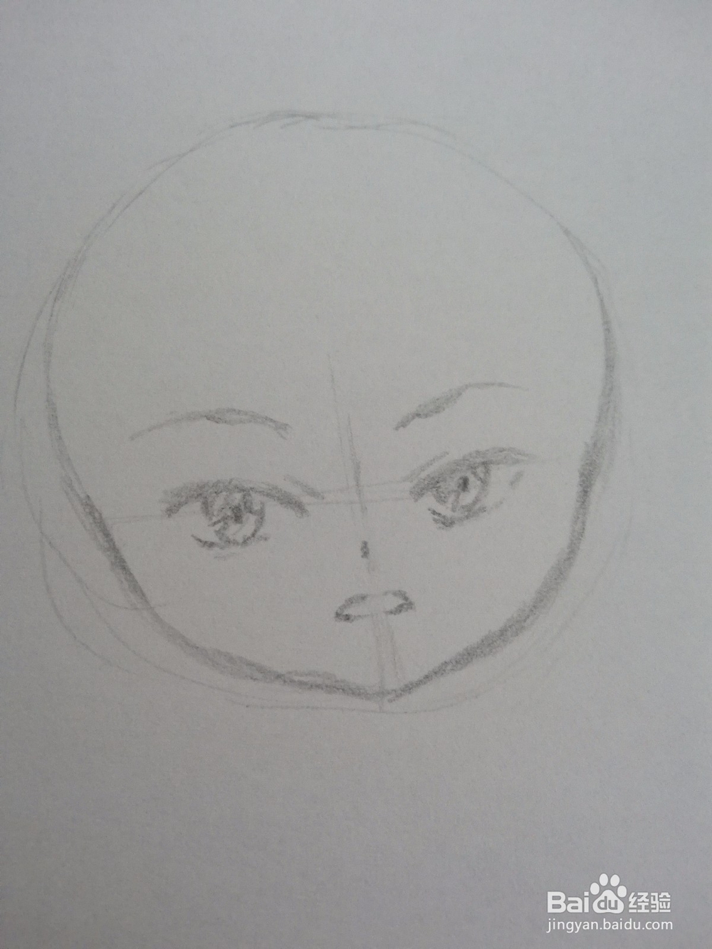 卡通人物头部画法教程