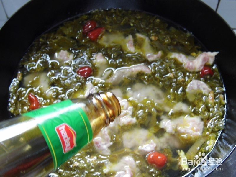 餐宴上解酒开胃的美食----酸菜面块