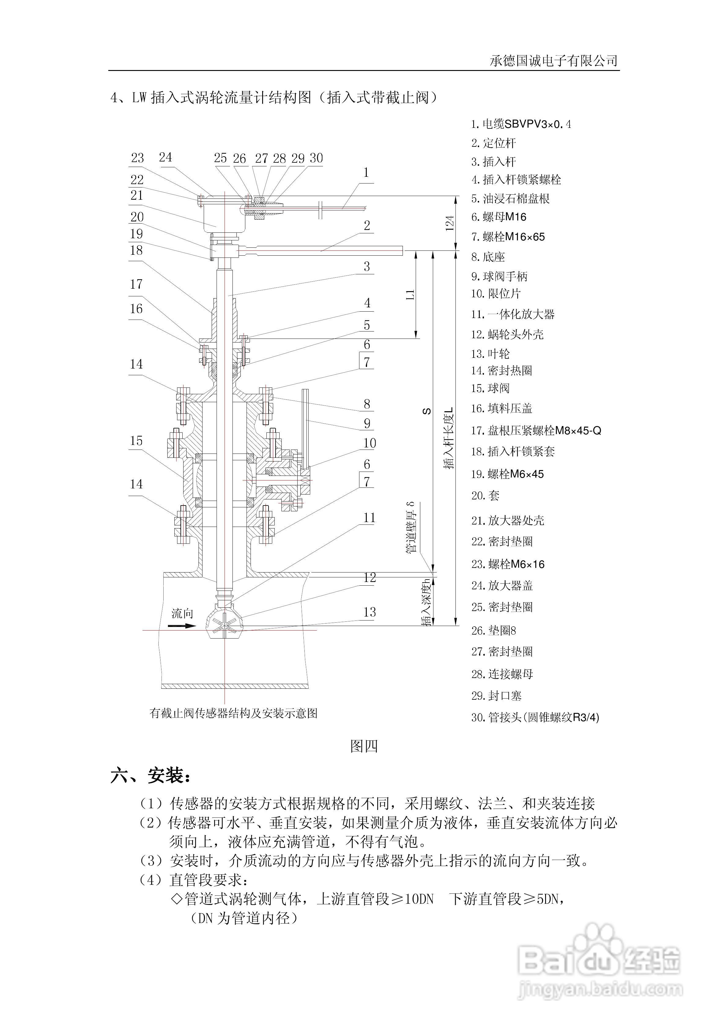 国诚LW涡轮流量计说明书