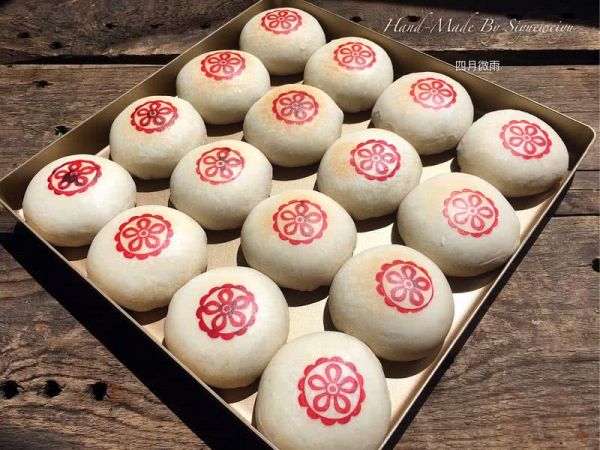 麻薯玫瑰豆沙酥