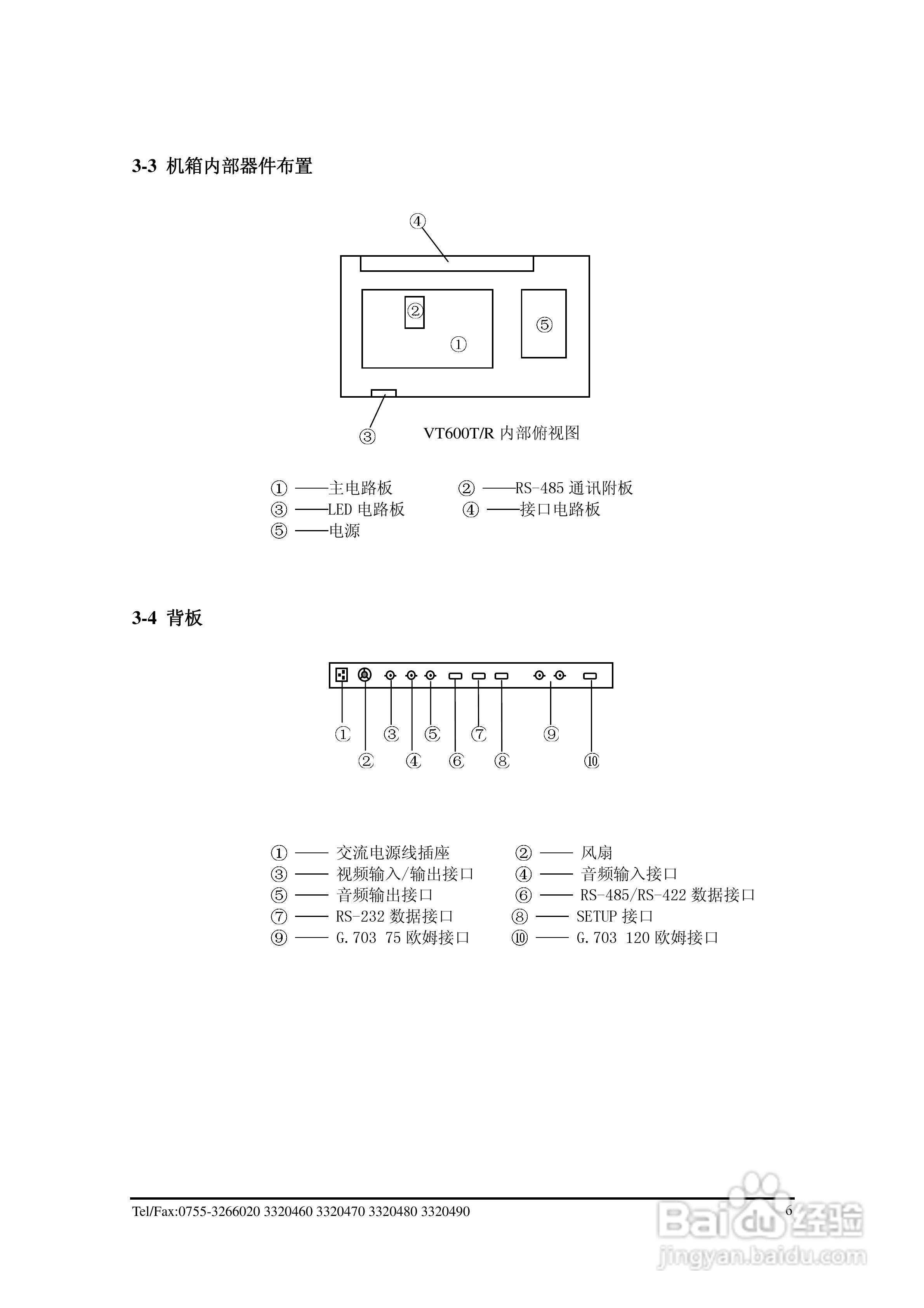 VT600T/R视频传输编解码器使用说明书