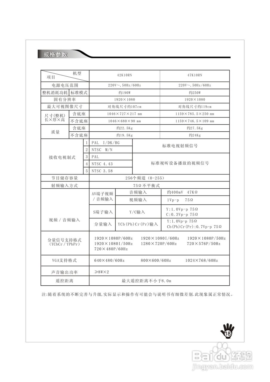 创维32K10RN液晶彩电使用说明书