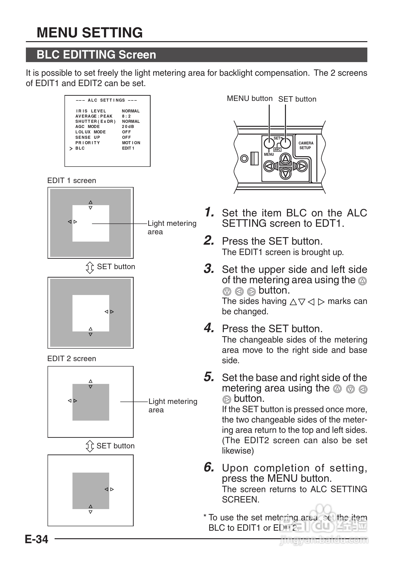 JVC TK-C1480/TK-C1481/COLOUR VIDEO CAMERA摄像机说:[4]