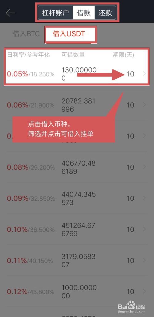 Gate.io如何进行杠杆借入