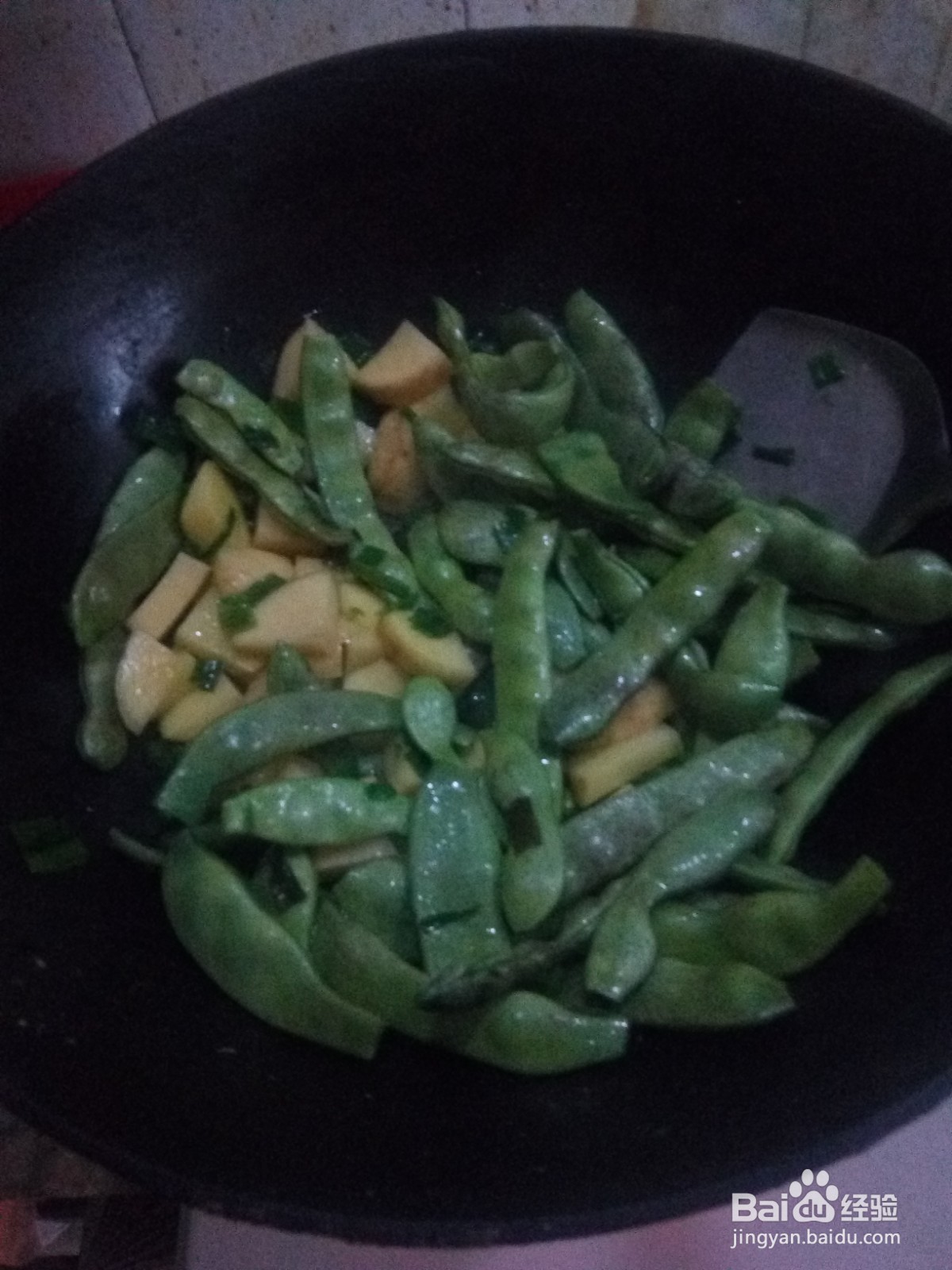 家常菜土豆炖豆角