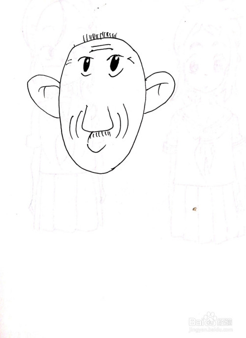 《大耳朵图图》系列之爷爷简笔画