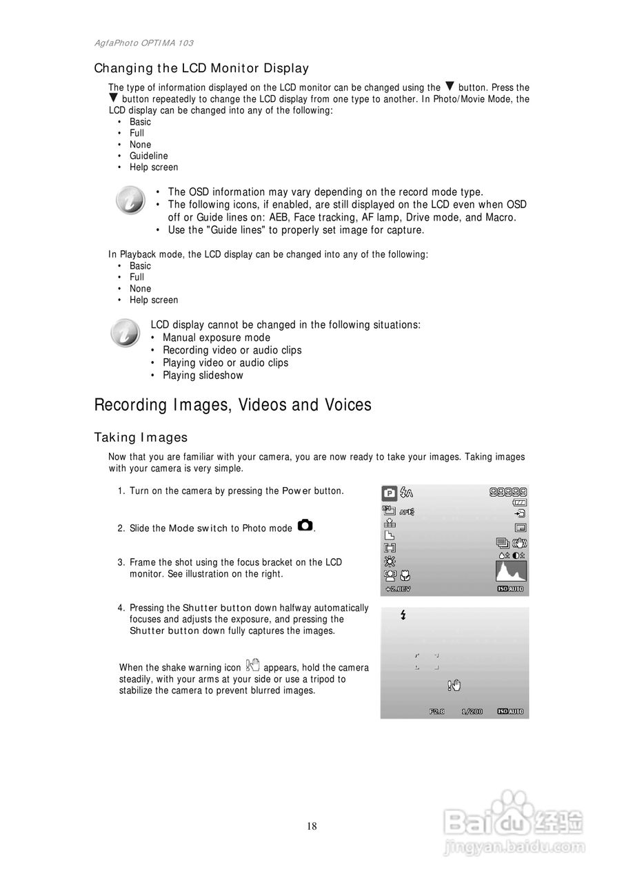 爱克发AgfaPhoto OPTIMA 103数码相机使用说明书:[2]