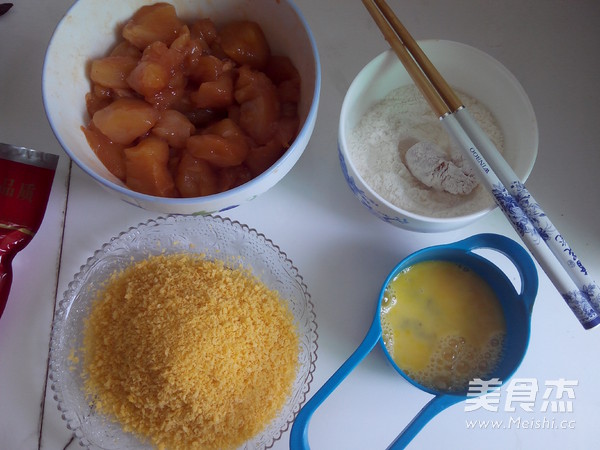 烤箱无油鸡米花