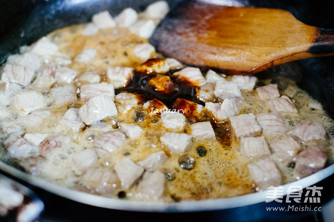 黑椒杏鲍菇牛肉粒