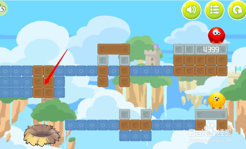 小游戏泡泡鸟历险记4第7关