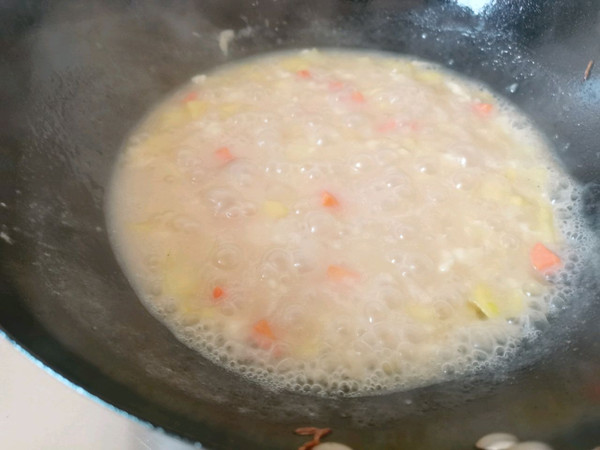 土豆菠菜疙瘩汤