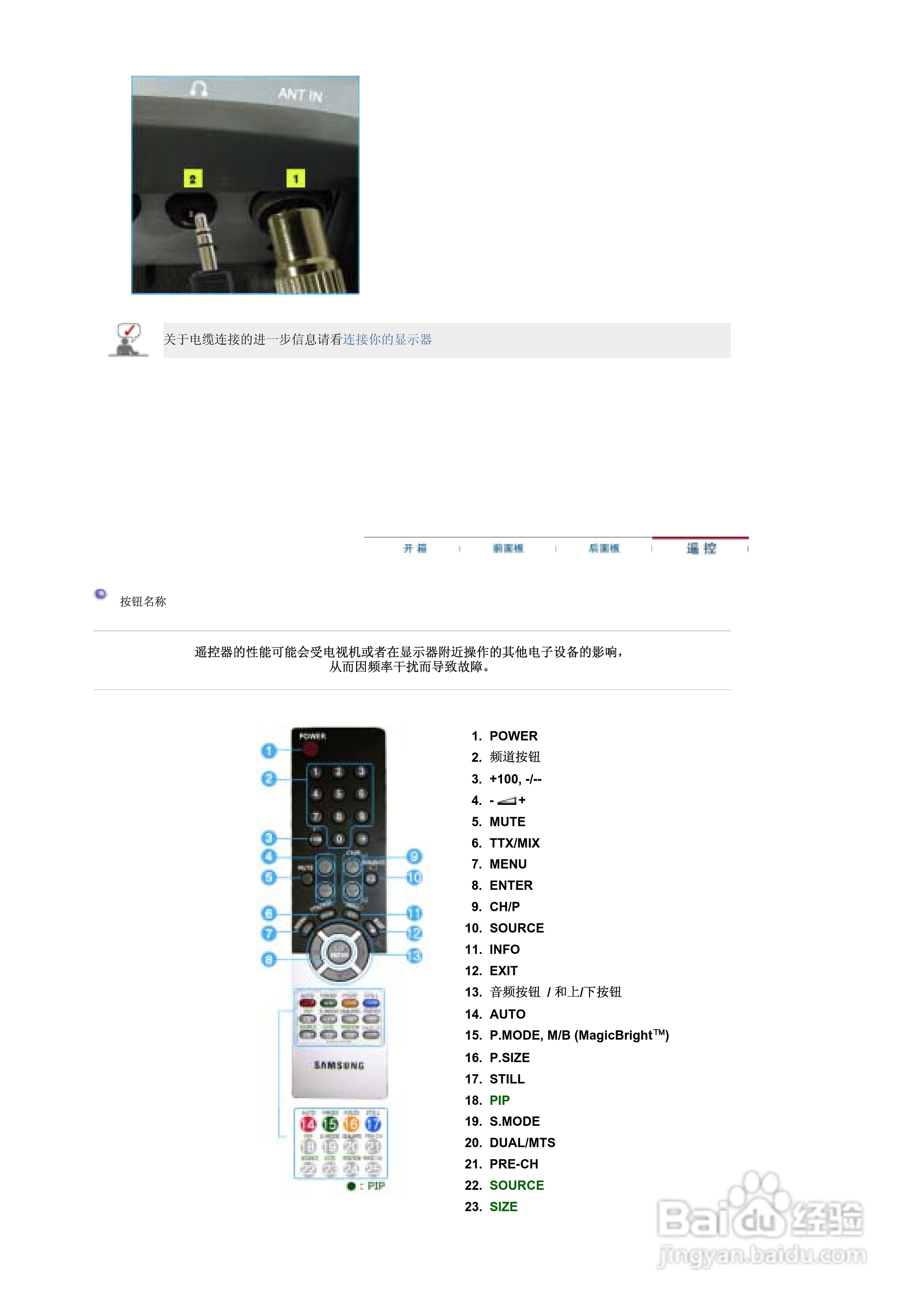 三星910MP液晶显示器使用说明书:[2]