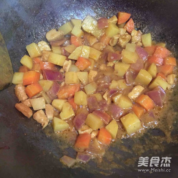 咖喱鸡肉的做法