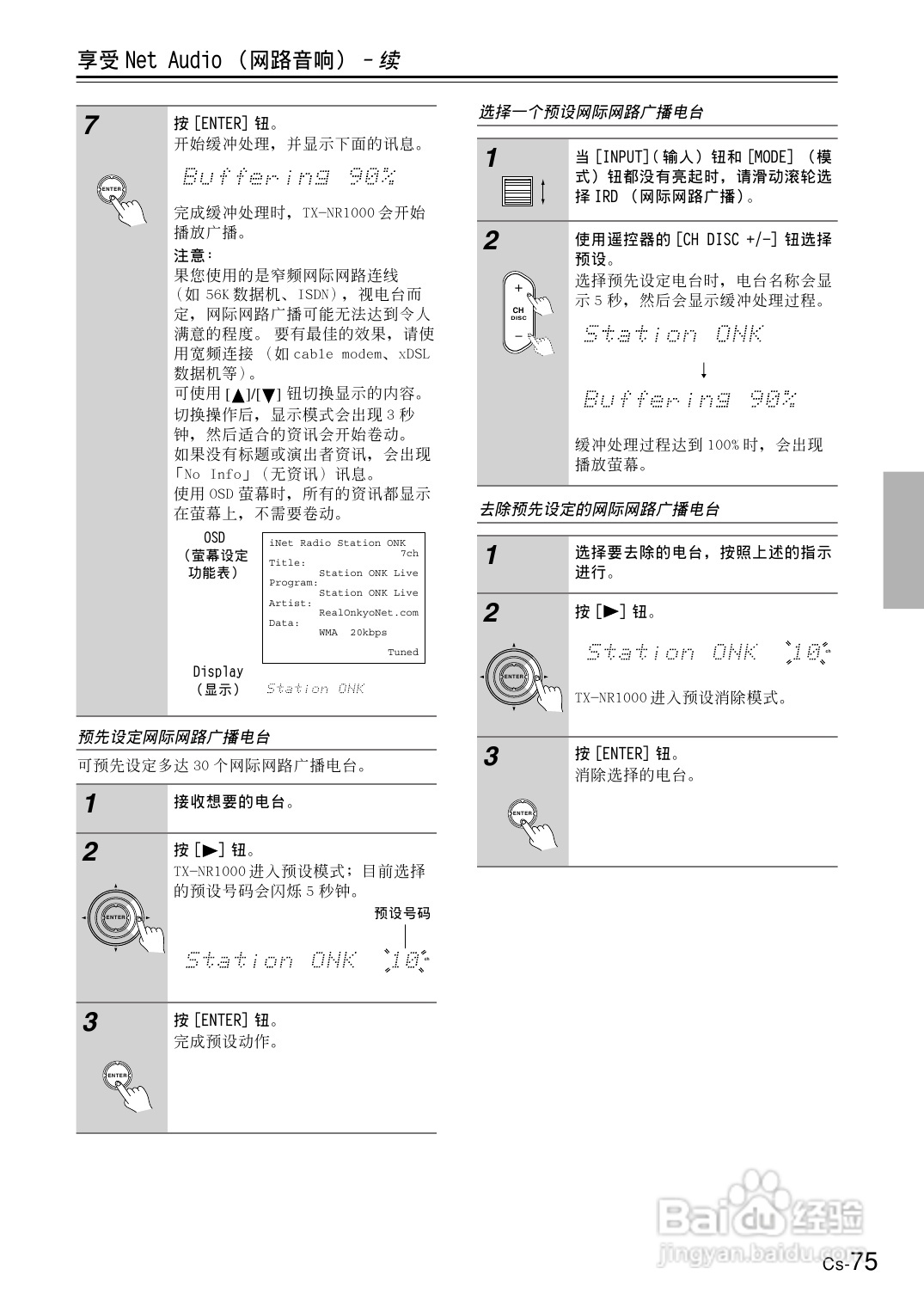 安桥AV接收机TX-NR1000型使用说明书:[4]