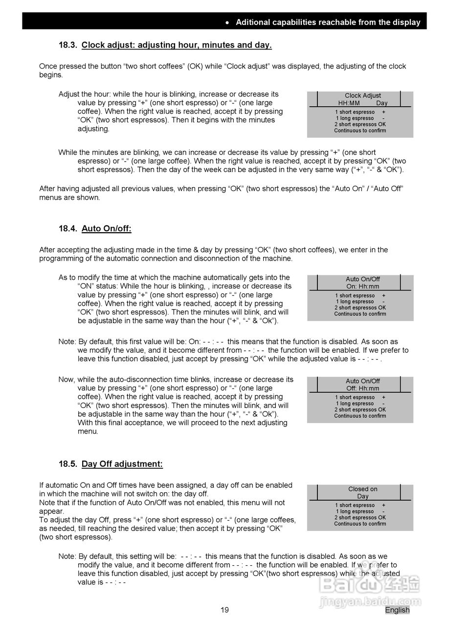 Expobar.Diamant钻石系列咖啡机操作使用说明书:[3]