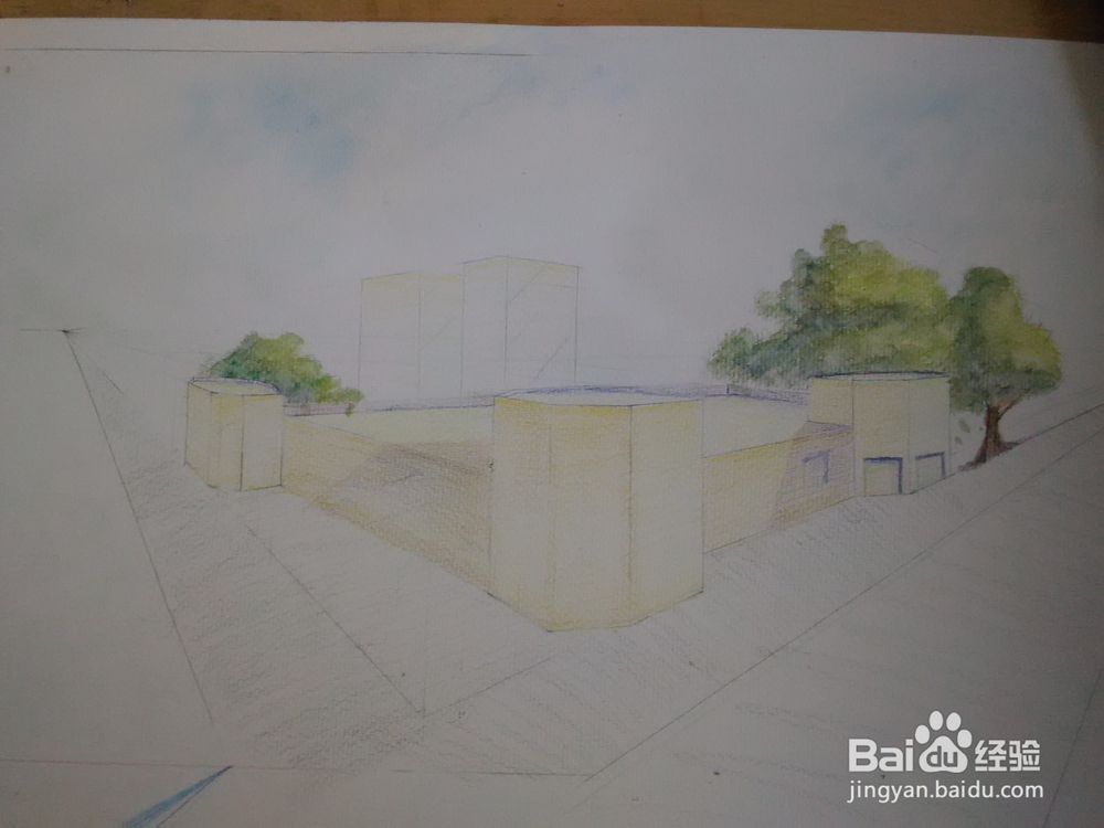 如何使用水溶性彩铅绘画