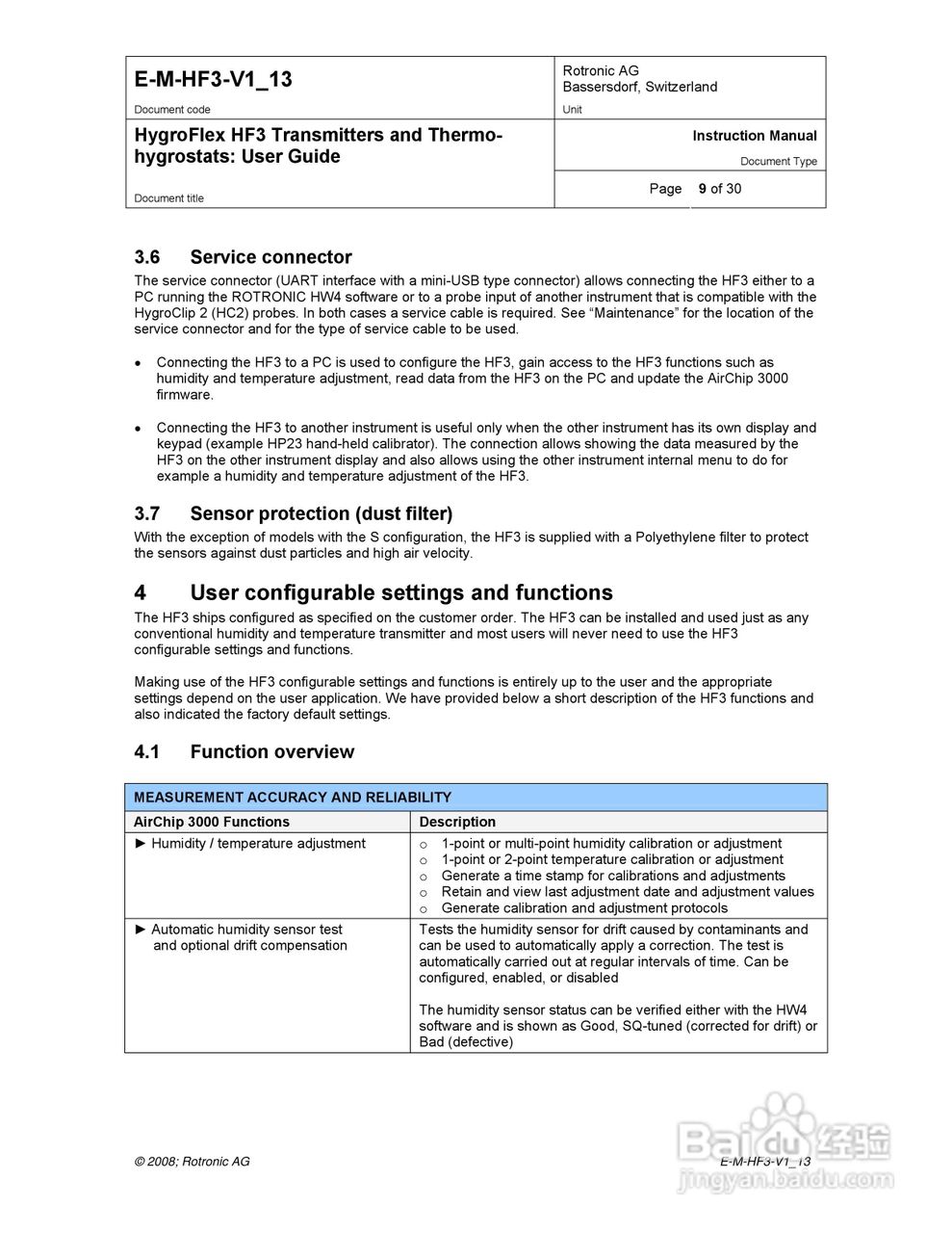HF3暖通温湿度变送器用户手册:[1]
