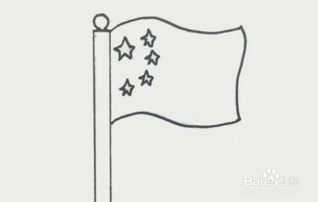 旗杆作画详图#校园分享#