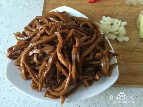 红椒豆腐丝的做法