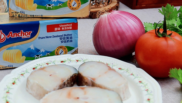 番茄黄油烤鳕鱼