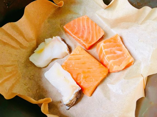 丘比汁三文鱼蔬菜