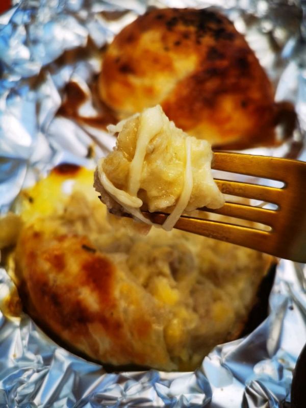 爆浆香蕉芝士手抓饼