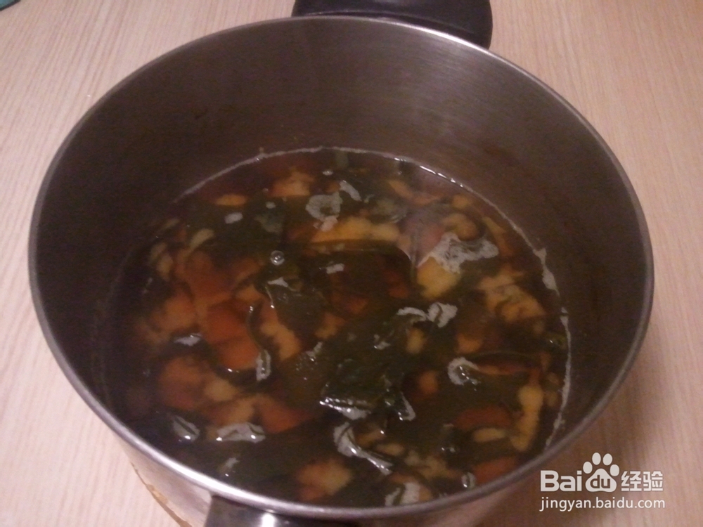 快速营养方便汤--味噌海带汤