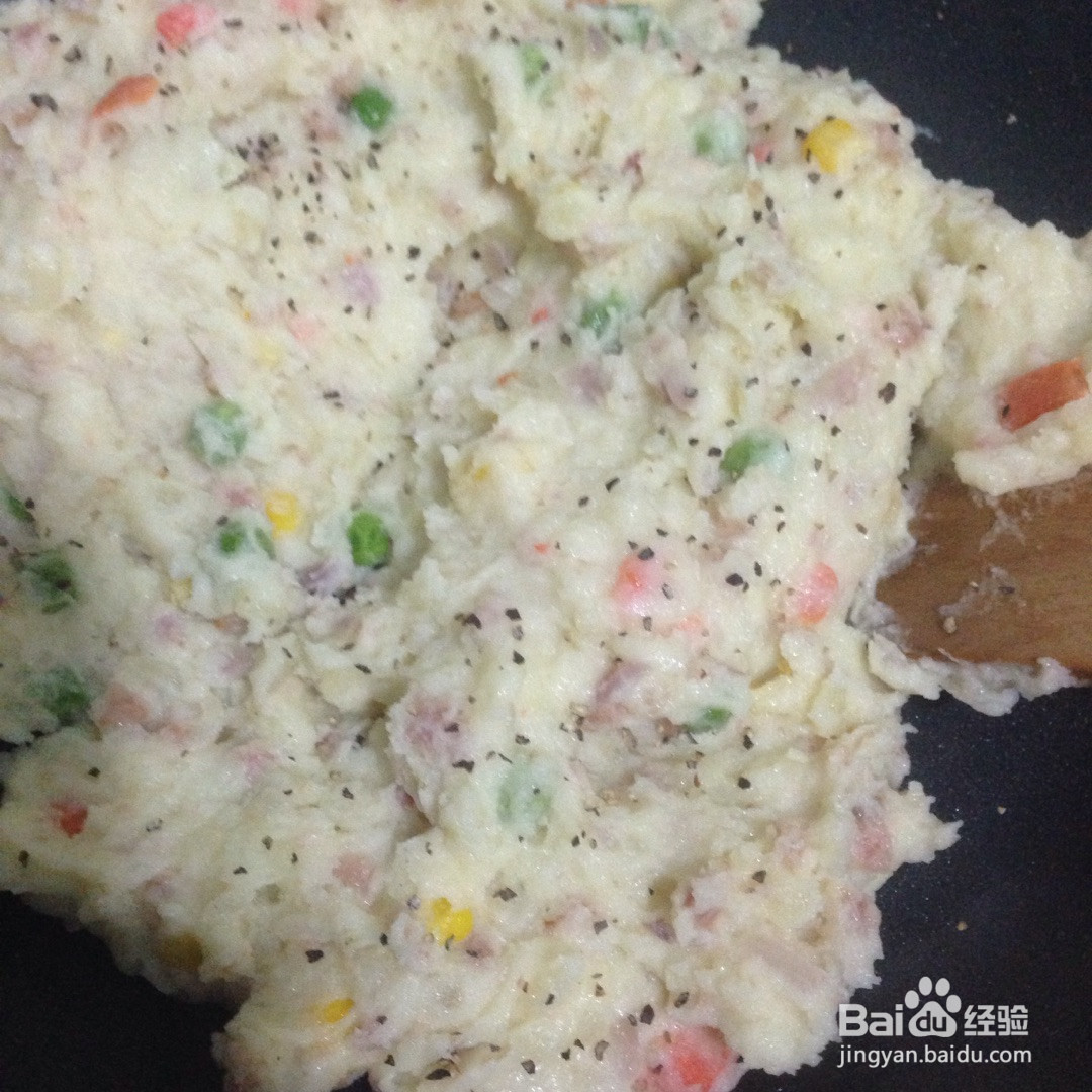 芝士培根焗土豆泥的做法