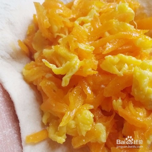 馅饼做法大全之胡萝卜鸡蛋饼