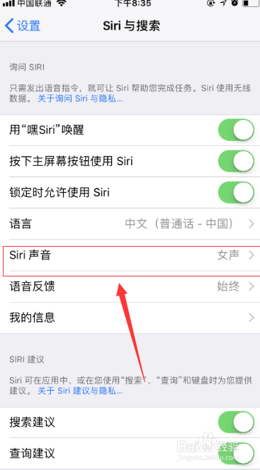 iPhone如何设置siri声音