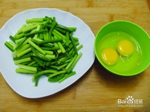 蒜薹炒鸡蛋