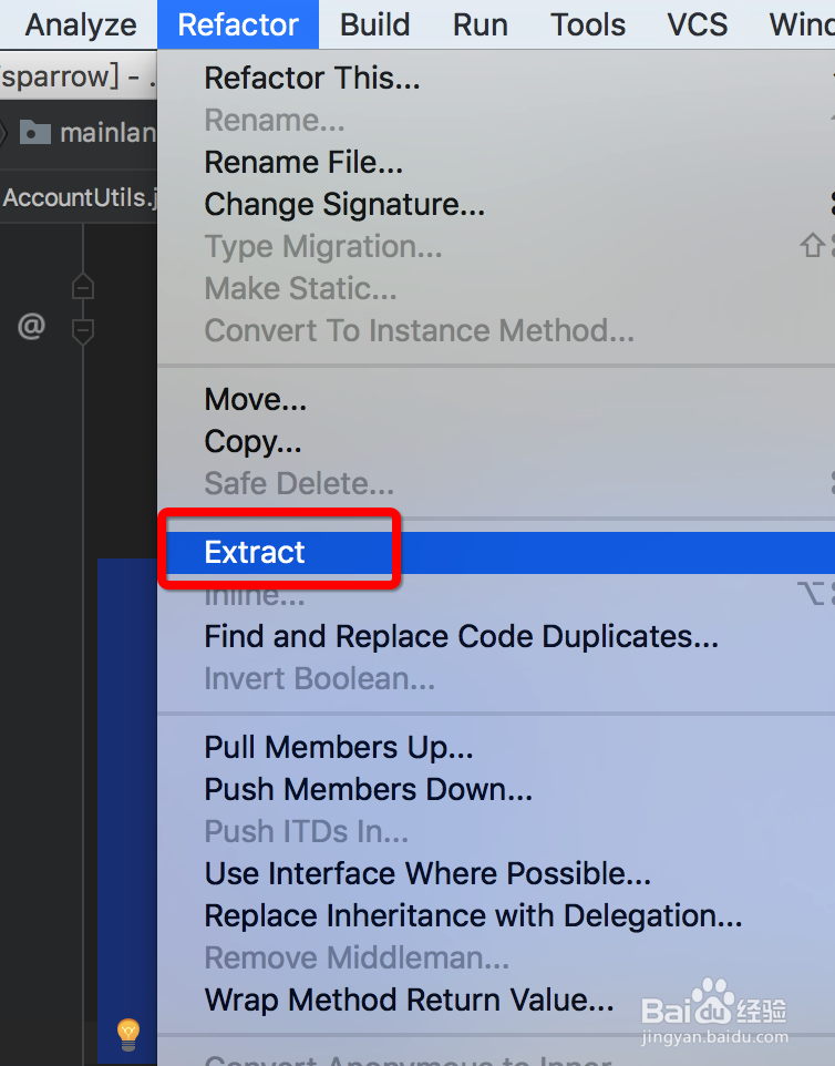 intellij idea如何快速重构复杂方法