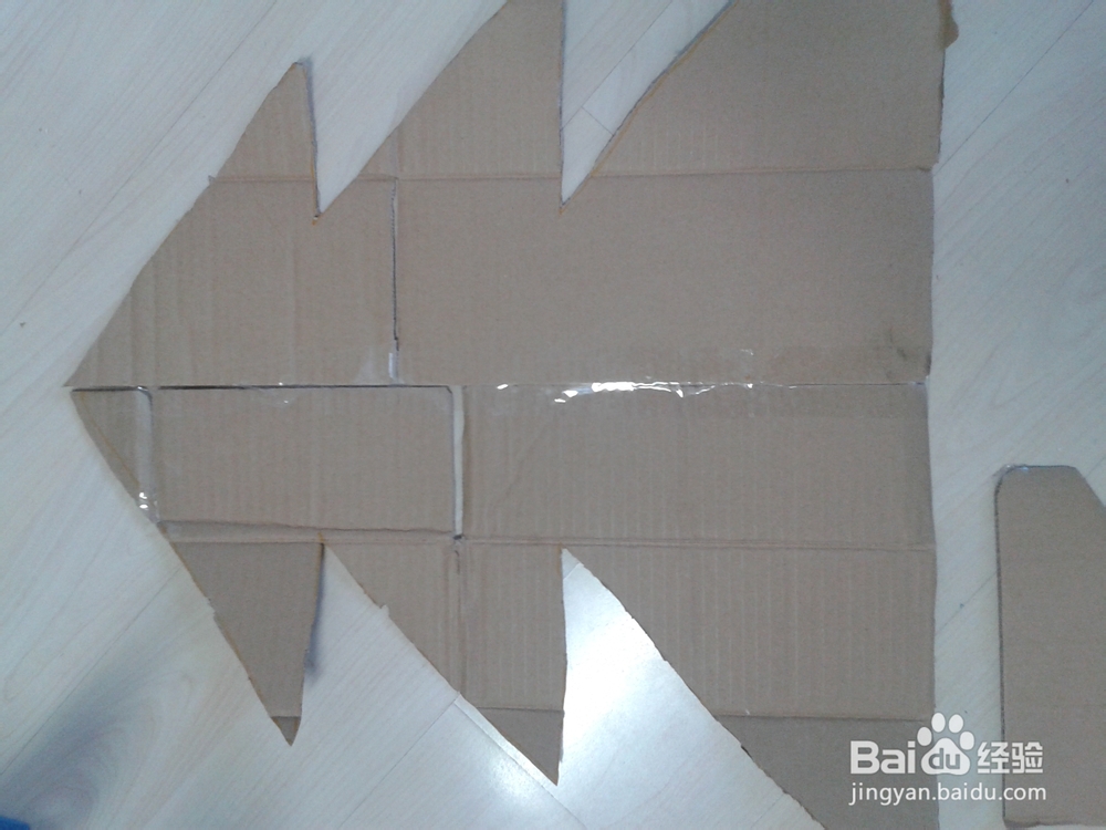 和宝宝做手工之废物利用制作圣诞树