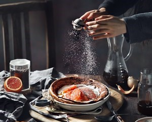 美式香橙可可烤松饼