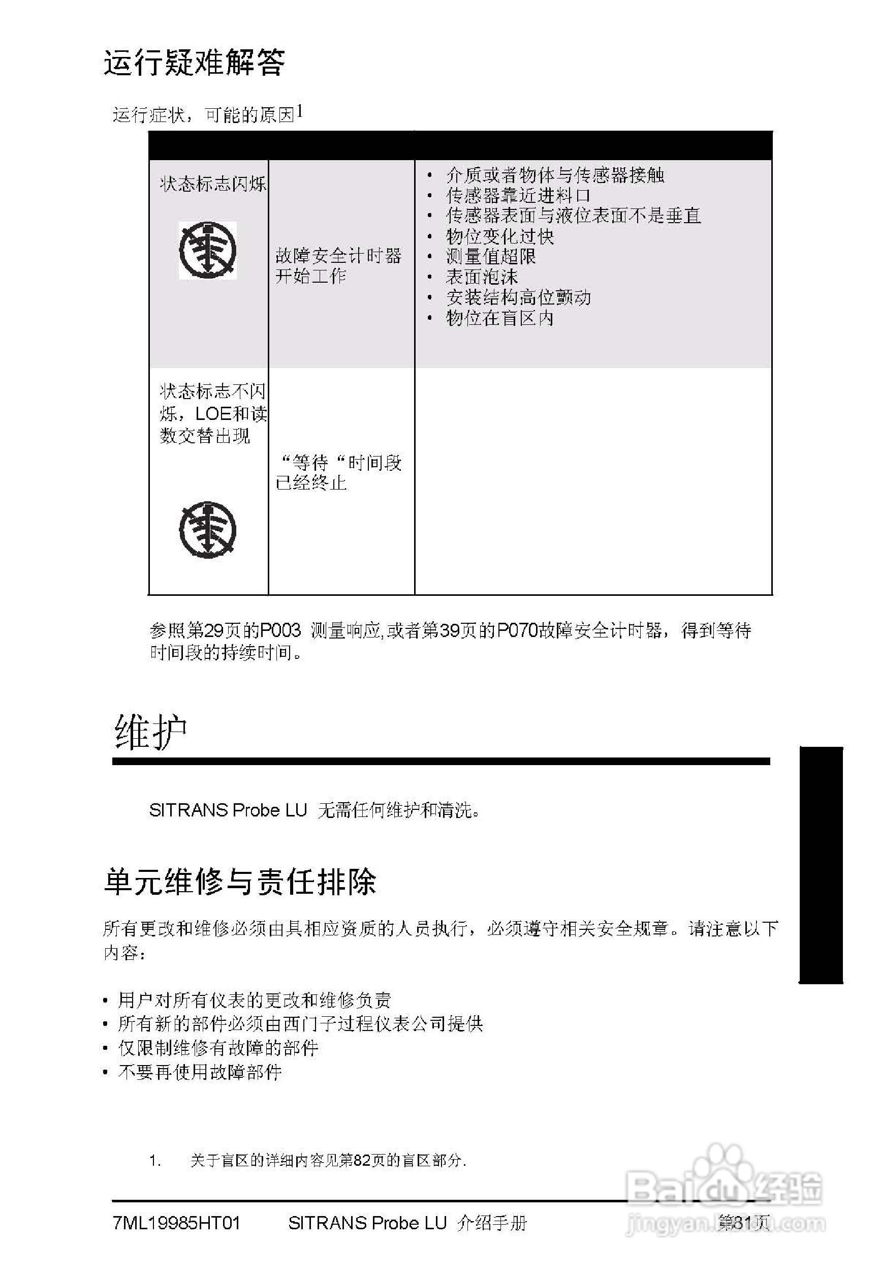 PLU系列超声波液位计使用说明书:[9]