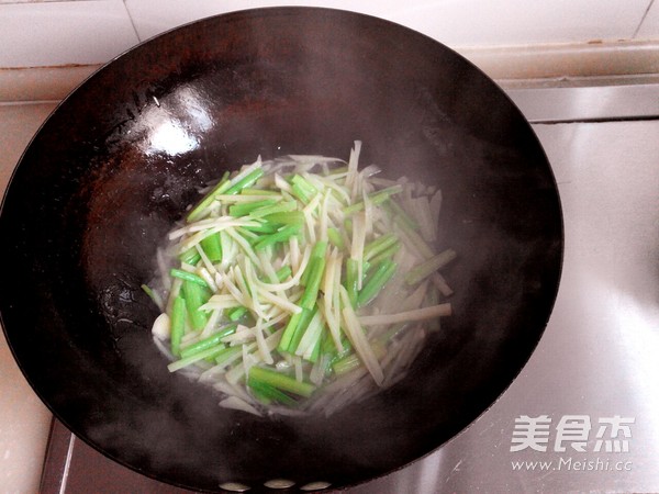 素炒三丝的做法