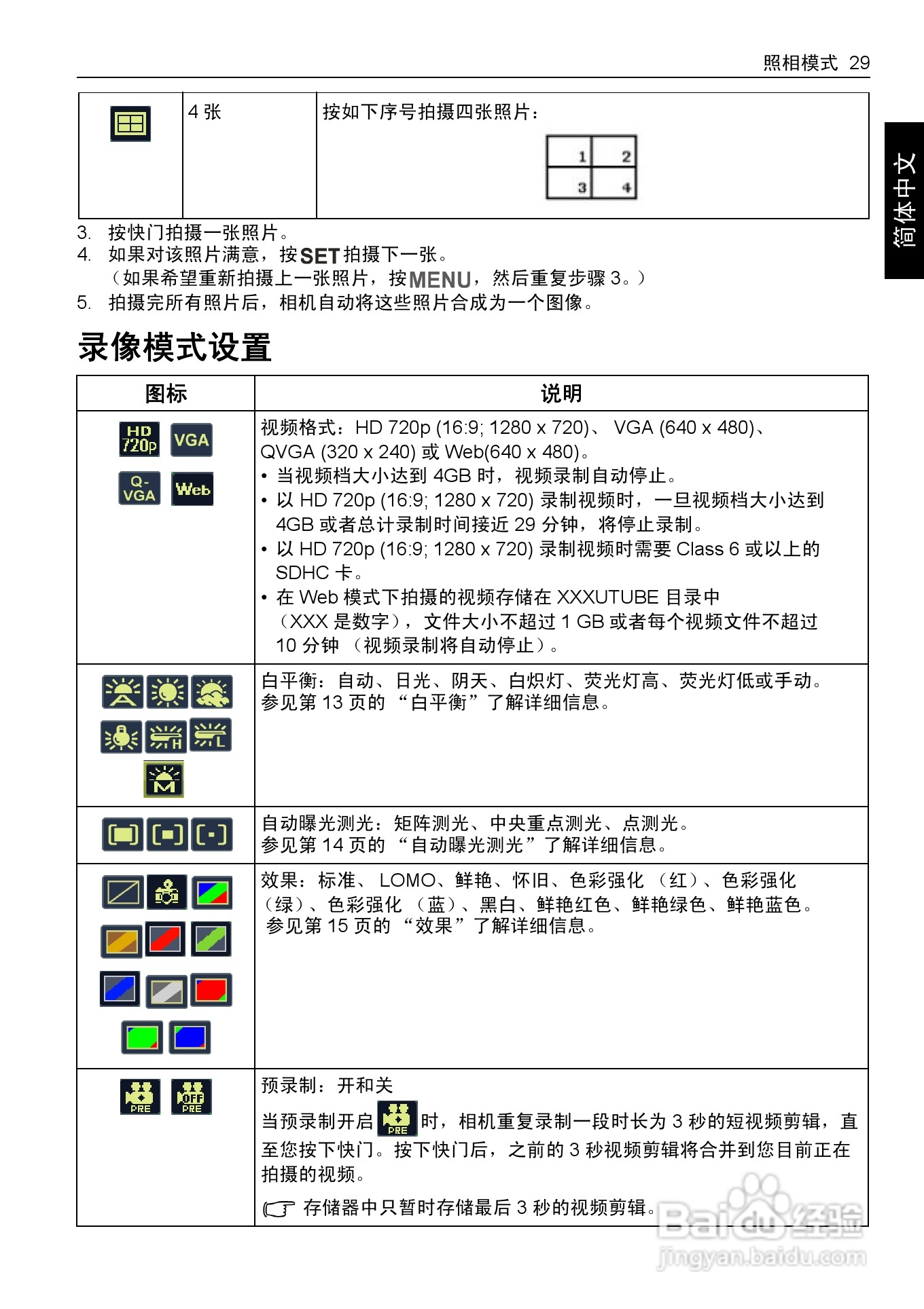 BENQ E1468数码相机使用说明书:[4]