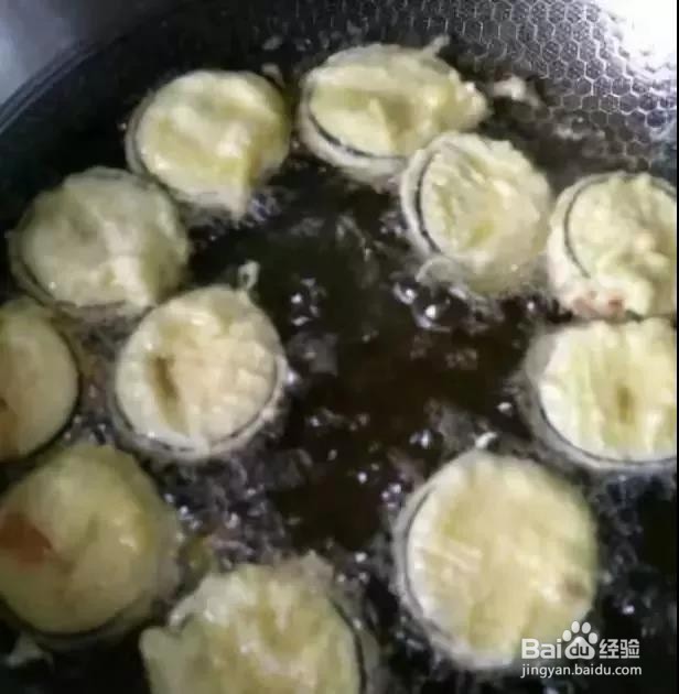 糖醋茄盒的做法