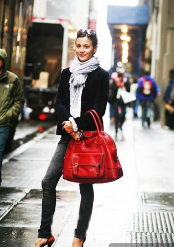 年底流行喜庆红色搭配，快来转转运