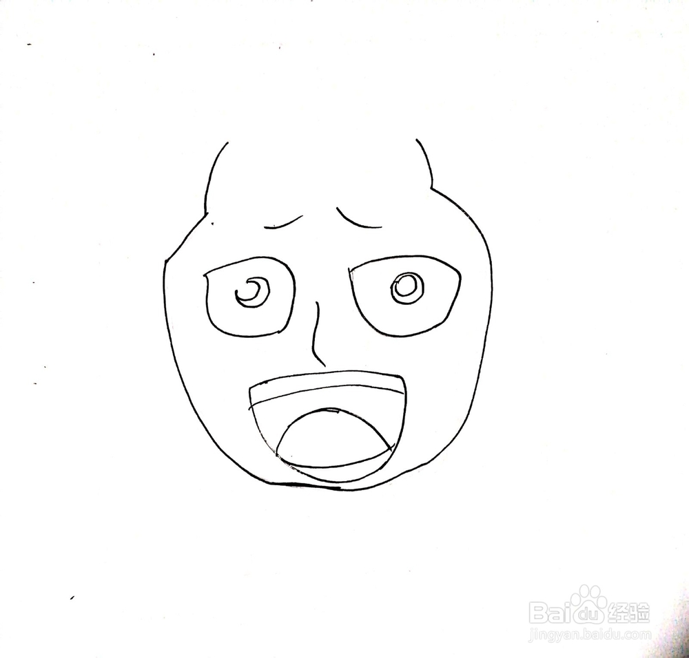 《航海王》系列之光月桃之助简笔画