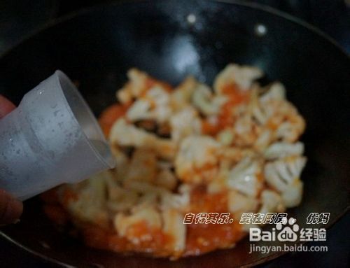 怎样做菜花西红柿