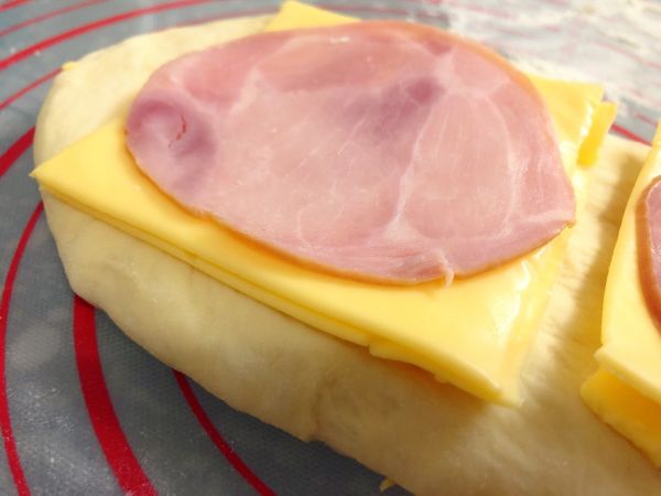 香葱芝士火腿吐司面包