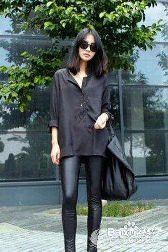 初秋女士打底裤穿着显瘦搭配分享