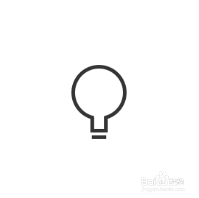 PS-灯泡线性图标制作