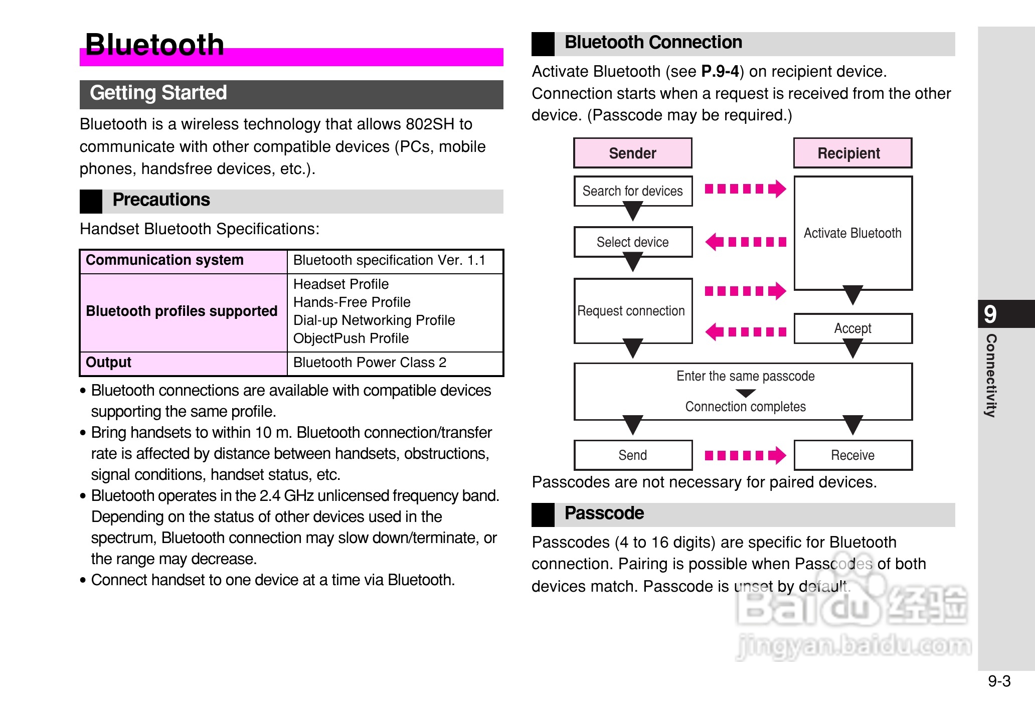 夏普802SH手机使用说明书:[18]