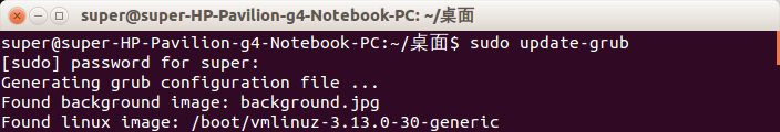 ubuntu14.04开机引导菜单背景随你换