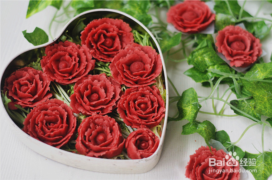 玫瑰花杏仁曲奇饼的做法