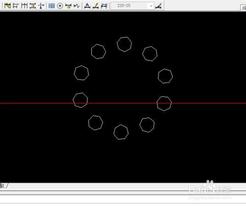 CAD怎么制作一个简单的环形阵列图形？