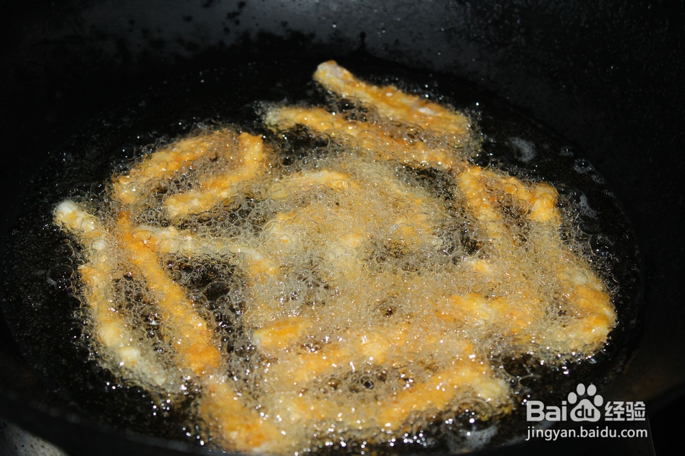 炸鸡柳和鸡肉棒的家庭做法